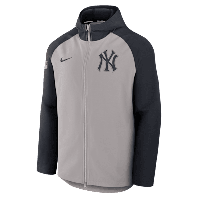 Nike baseball グレー Vネック ジャケット New York Yankees Authentic Collection Men's Nike Therma MLB